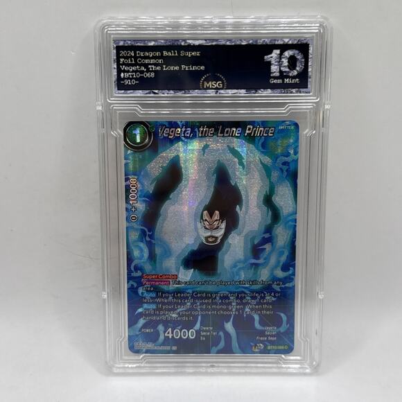 Vegeta, The Lone Prince BT10-068 2022 Dragon Ball Super Graded 10 Gem Mint - Picture 1 of 2